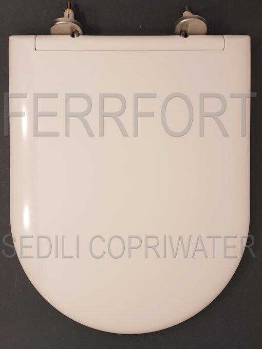 SEDILE COPRIWATER ESEDRA VECCHIO IDEAL STANDARD CERNIERE SOFT CLOSE TERMOINDURENTE DUROPLAST BIANCO