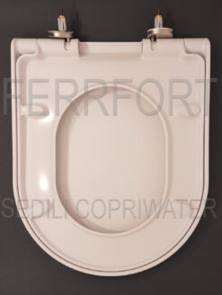 SEDILE COPRIWATER ESEDRA VECCHIO IDEAL STANDARD CERNIERE SOFT CLOSE TERMOINDURENTE DUROPLAST BIANCO