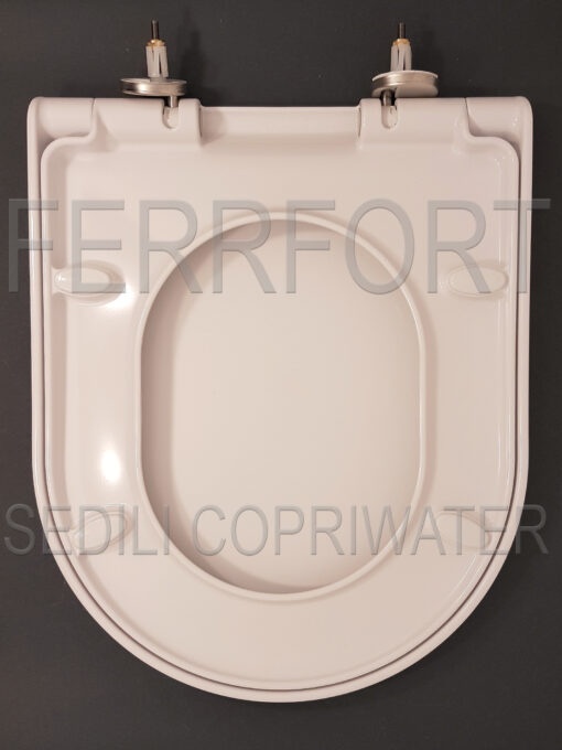 SEDILE COPRIWATER ESEDRA VECCHIO IDEAL STANDARD CERNIERE SOFT CLOSE TERMOINDURENTE DUROPLAST BIANCO