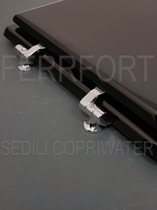 SEDILE COPRIWATER QUADRARCO DOLOMITE NERO