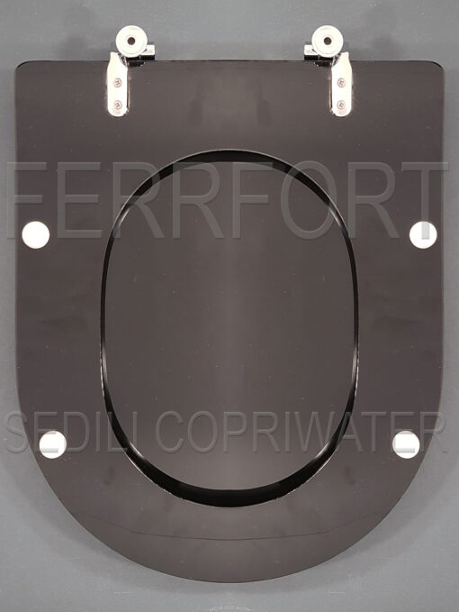 SEDILE COPRIWATER QUADRARCO DOLOMITE NERO