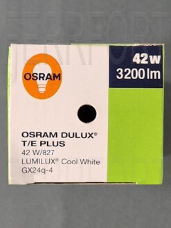 LAMPADINA A BASSO CONSUMO OSRAM DULUX T/E PLUS 42W/827 2700K 3200 LUMEN 4PIN G24Q-4 OSRDTE42827