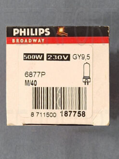 LAMPADINA ALOGENA PHILIPS BROADWAY 500W 6877P M/40 GY9,5 230V