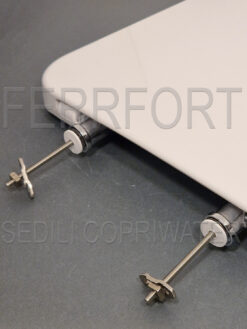 SEDILE COPRIWATER NOVECENTO POZZI GINORI CERNIERE SOFT CLOSE IN TERMOINDURENTE DUROPLAST BIANCO GQ699