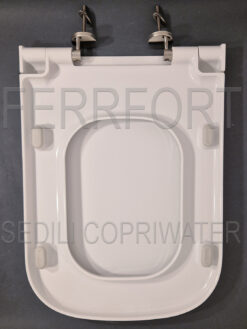 TOILET SEAT METROPOLITAN RAK THERMOSETTING DUROPLAST WHITE GQ659
